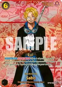 Sabo 120 Red Super Alternate Art (Carrying On His Will)