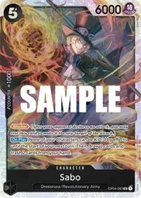 Sabo (Kingdoms of Intrigue) — One Piece Card Game Card Value