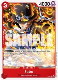 Sabo P 044 Reprint (Premium Booster -The Best- Vol. 2)