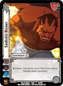 Sadistic Boxer (Street Fighter CCG) — UniVersus Card Value