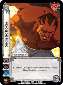 Sadistic Boxer (Street Fighter CCG)