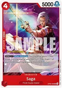 Saga (Wings of the Captain Pre-Release Cards)