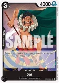 Sai (Wings of the Captain) — One Piece Card Game Card Value