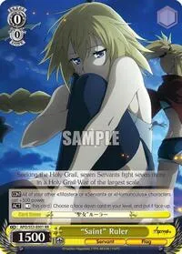 Saint Ruler (Fate/Apocrypha) — Weiss Schwarz Card Value