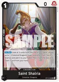 Saint Shalria (Carrying On His Will)