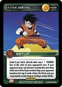 Saiyan Arrival (Panini: Movie Collection) — Dragon Ball Z TCG Card Value