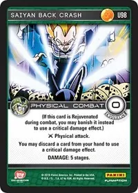Saiyan Back Crash (Panini: Perfection)