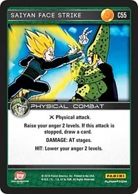 Saiyan Face Strike (Panini: Perfection)