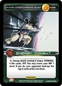 Saiyan Overpowering Blast (Panini: Movie Collection)