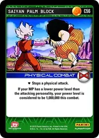 Saiyan Palm Block (Panini: Evolution)