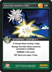 Saiyan Rapid Fire (Panini: Perfection)