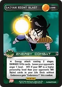 Saiyan Right Blast (Panini: Heroes & Villains)