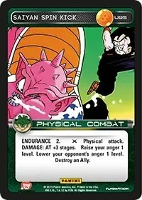 Saiyan Spin Kick (Panini: Heroes & Villains)