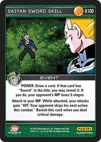 Saiyan Sword Skill (Panini: Perfection)