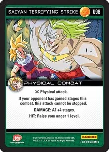 Saiyan Terrifying Strike (Panini: Vengeance) — Dragon Ball Z TCG Card Value