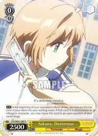 Sakura Dexterous (Cardcaptor Sakura: Clear Card)