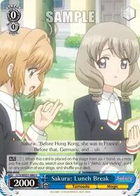 Sakura Lunch Break (Cardcaptor Sakura: Clear Card)