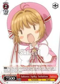 Sakura Spiky Solution (Cardcaptor Sakura: Clear Card) — Weiss Schwarz Card Value