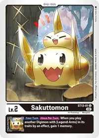 Sakuttomon (Starter Deck 13: Ragnaloardmon)