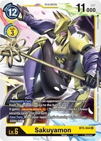 Sakuyamon (Battle of Omni) — Digimon Card Game Card Value