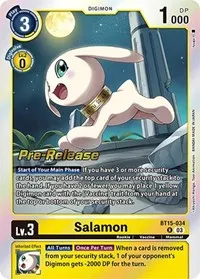 Salamon (Exceed Apocalypse Pre-Release Cards) — Digimon Card Game Card Value