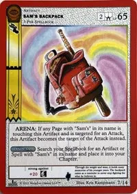 Sams Backpack (Seance: First Edition Release Event Deck)