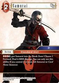 Samurai (Opus XII) — Final Fantasy TCG Card Value