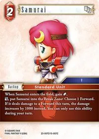 Samurai (Hidden Trials) — Final Fantasy TCG Card Value