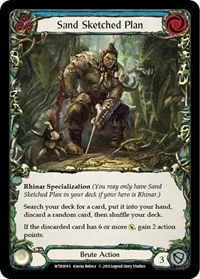 Sand Sketched Plan (Welcome to Rathe) — Flesh & Blood TCG Card Value