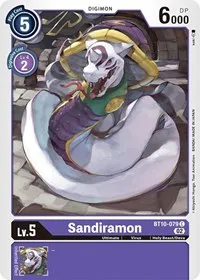 Sandiramon (Xros Encounter) — Digimon Card Game Card Value