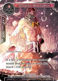 Sandora Blacksmith (Valhalla Cluster Starter Deck) — Force of Will Card Value
