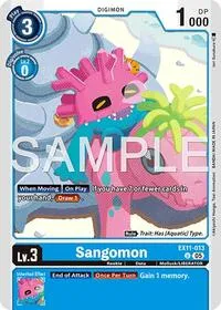 Sangomon (Dawn of Liberator) — Digimon Card Game Card Value