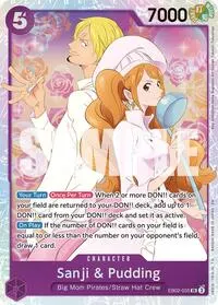 Sanji and Pudding (Extra Booster: Anime 25th Collection)
