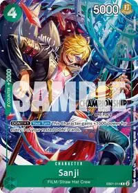 Sanji CS 25 26 Celebration Pack (One Piece Promotion Cards)