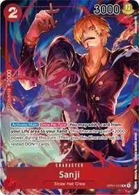 Sanji Parallel (Romance Dawn) — One Piece Card Game Card Value
