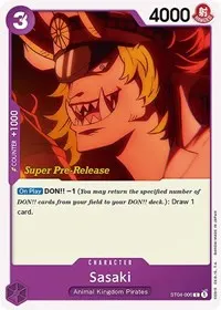 Sasaki (Super Pre-Release Starter Deck 4: Animal Kingdom Pirates)