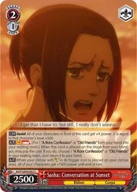 Sasha Conversation at Sunset (Attack On Titan: Final Season)