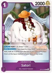 Satori (Adventure on Kami's Island) — One Piece Card Game Card Value