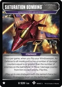 Saturation Bombing (Titan Masters Attack) — Transformers TCG Card Value