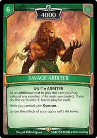 Savage Arbiter (Echoes of Hokken)