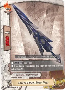 Savage Lance Eisen Tiger (Four Dimensions)