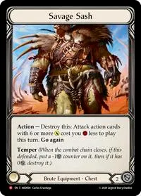 Savage Sash (Armory Deck: Kayo)