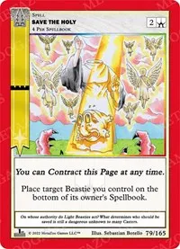 Save the Holy (Wilderness: First Edition)