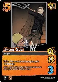 Saving Stab (Attack on Titan: Battle for Humanity) — UniVersus Card Value