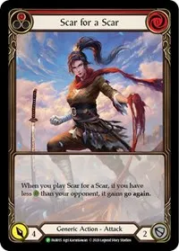 Scar for a Scar FAB015 (Flesh and Blood: Promo Cards)
