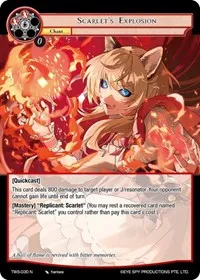 Scarlets Explosion (The War of the Suns) — Force of Will Card Value