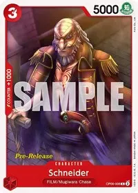 Schneider (Wings of the Captain Pre-Release Cards)