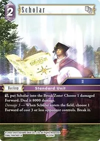 Scholar (From Nightmares) — Final Fantasy TCG Card Value