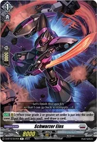 Schwarzer Eins (D-BT12: Evenfall Onslaught) — Cardfight Vanguard Card Value