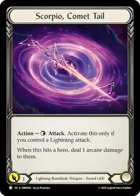 Scorpio Comet Tail (Omens of the Third Age)